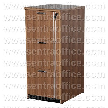 filling cabinet 3 laci central lock uno levender series type ufl 8273